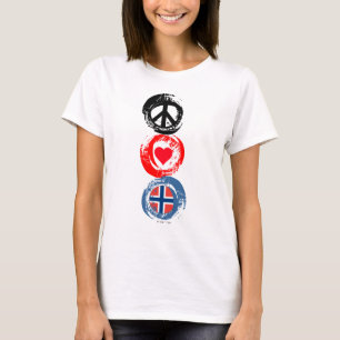Norway Love Peace T-Shirt 3