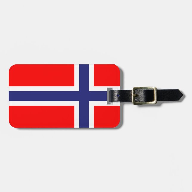 Norway Luggage Tag (Front Horizontal)