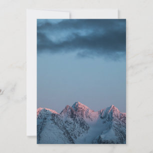Norway Lyngen Mountains Card