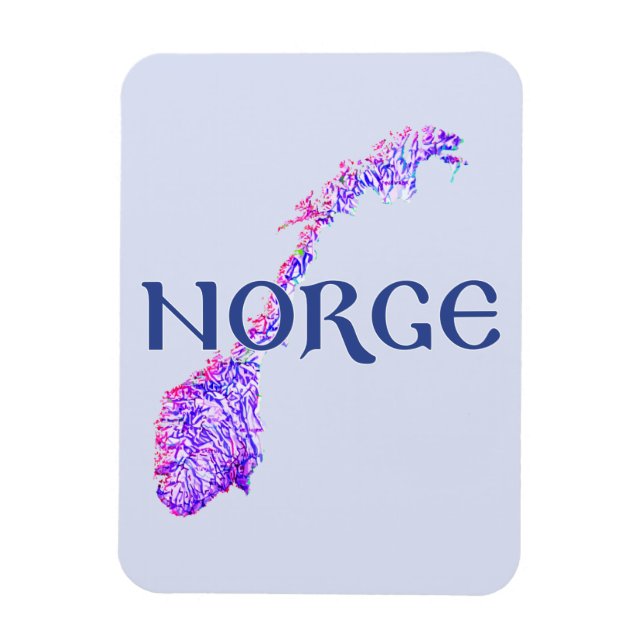 Norway Magnet (Vertical)