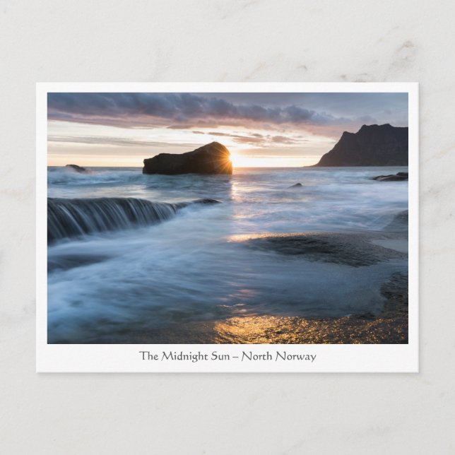 Norway Midnight Sun Postcard (Front)
