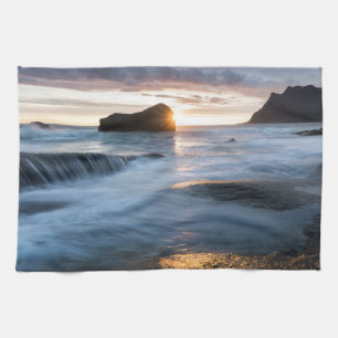 Norway Midnight Sun Tea Towel