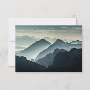 Norway Mountain Landscape Card
