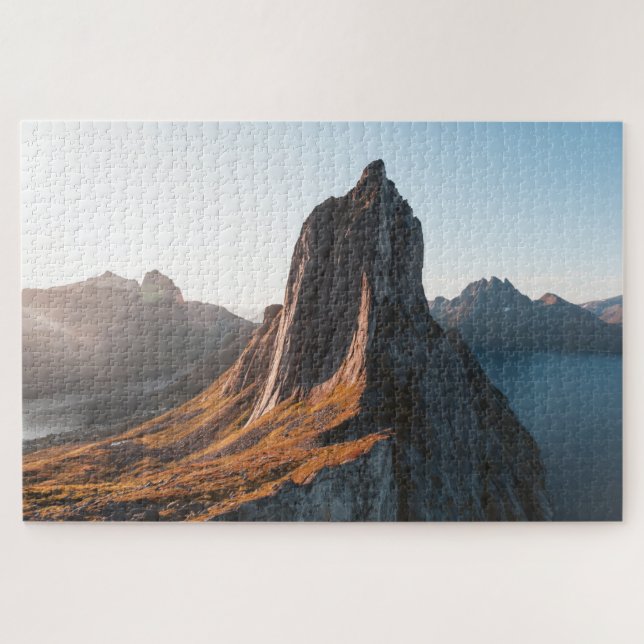 Norway Mountain Landscape Photo Jigsaw Puzzle (Horizontal)