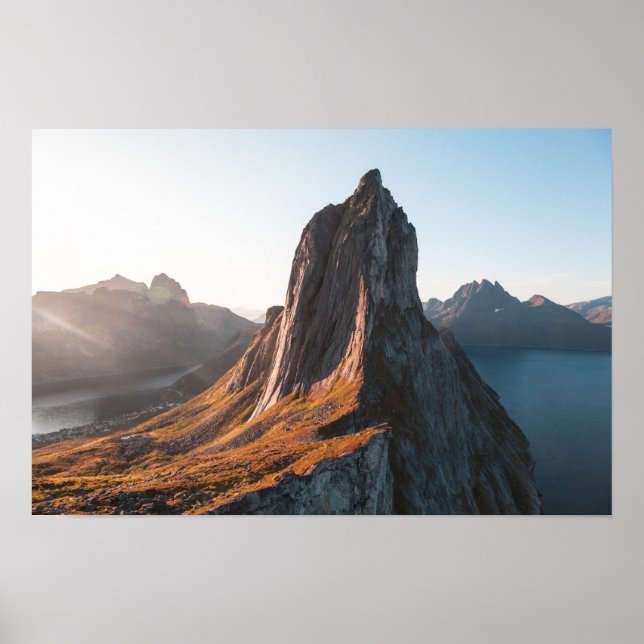 Norway Mountain Landscape Photo Poster (Front)