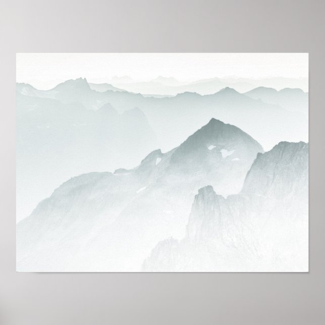 Norway Mountain Landscape Photo Poster (Front)