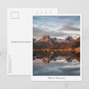 Norway Mountains Landscape Photography Postcard