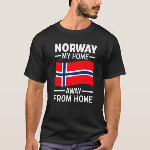 Norway My Home Away From Home Norway T-Shirt