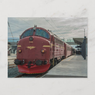 Norway. NOHAB Di3 616 at Trondheim S Postcard