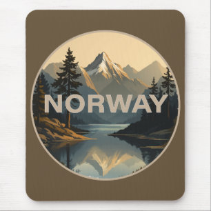 Norway Norge Scandinavia Europe Mouse Mat