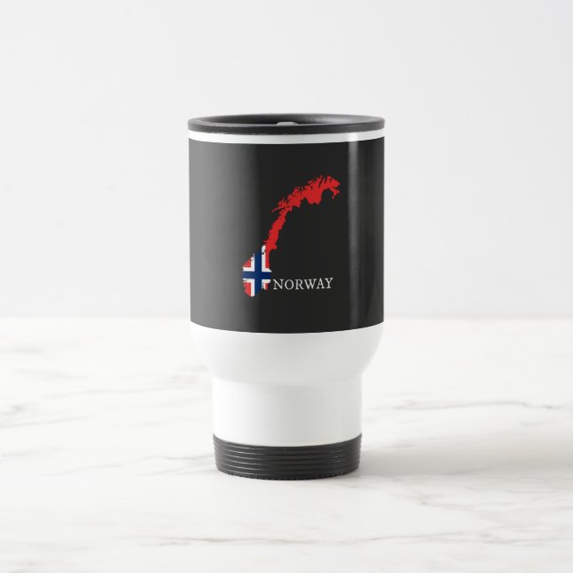Norway - Norway Flag Travel Mug (Center)