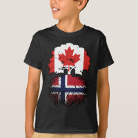 Norway Norwegian Canadian Canada Tree Roots Flag