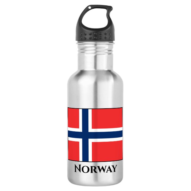 Norway (Norwegian) Flag 532 Ml Water Bottle (Front)