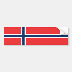 Norway/Norwegian Flag Bumper Sticker