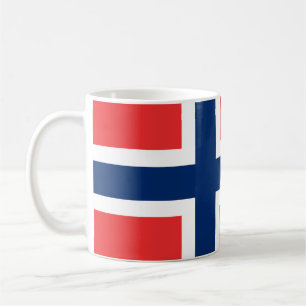 Norway (Norwegian) Flag Coffee Mug