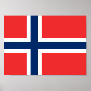 Norway - Norwegian Flag Poster
