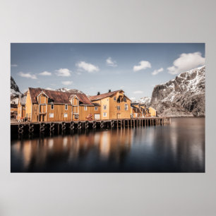Norway Nusfjord Lofoten Poster