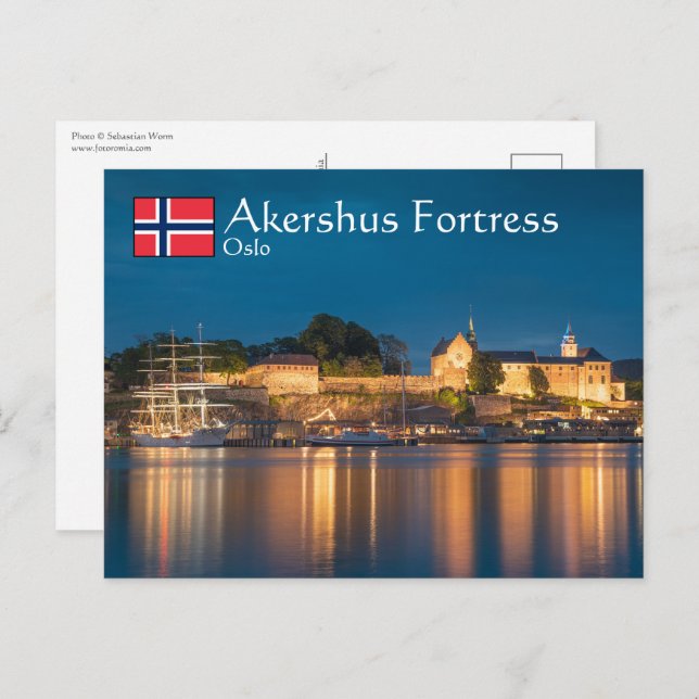 Norway Oslo Akershus Fortress Postcard (Front/Back)
