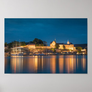 Norway Oslo Akershus Fortress Poster
