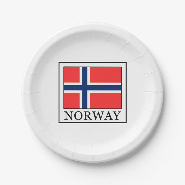Norway Paper Plate (Front)