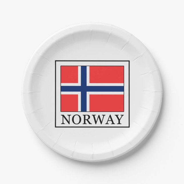 Norway Paper Plate (Front)