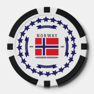 Norway  poker chips