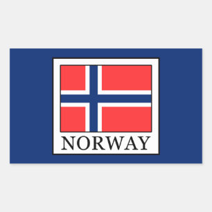 Norway Rectangular Sticker