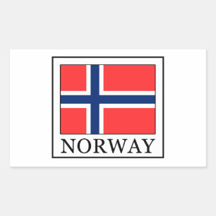 Norway Rectangular Sticker