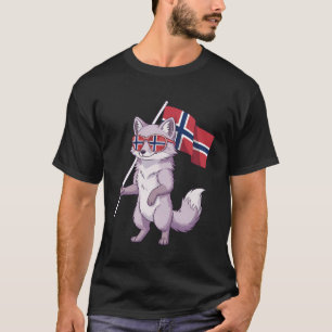 Norway Roots Norge Norwegian Flag 5 T-Shirt