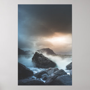 Norway Seascape Poster