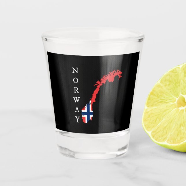 Norway Shot Glass (Front)