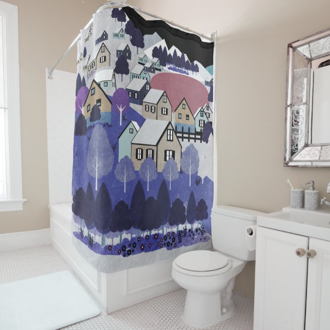 Norway Shower Curtain (In Situ)
