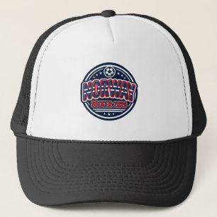 Norway Soccer 2026 Soccer Bold Country Typography  Trucker Hat