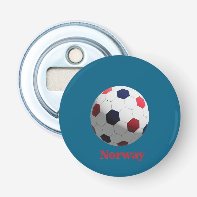 Norway Soccer Bottle Opener (Front)