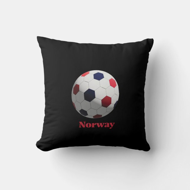 Norway soccer cushion (Front)