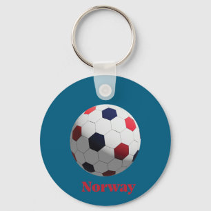 Norway soccer key ring
