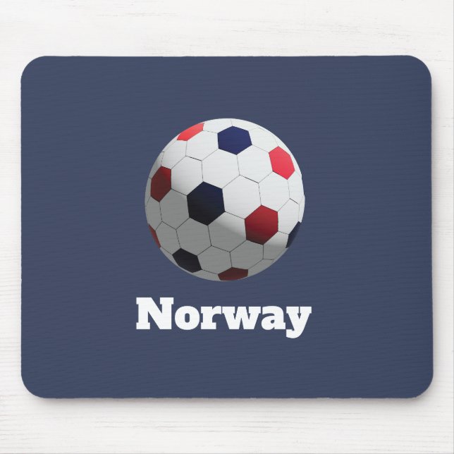 Norway soccer mouse mat (Front)