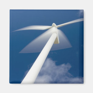 Norway, Sogn og Fjordane. Wind mill at Kråkenes. Magnet