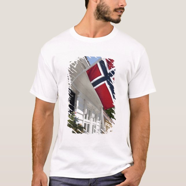 Norway, Stavanger. Historic downtown views. T-Shirt (Front)