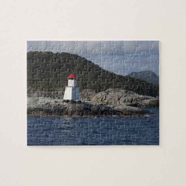 Norway, Stavanger. Views along Lysefjord. Jigsaw Puzzle (Horizontal)