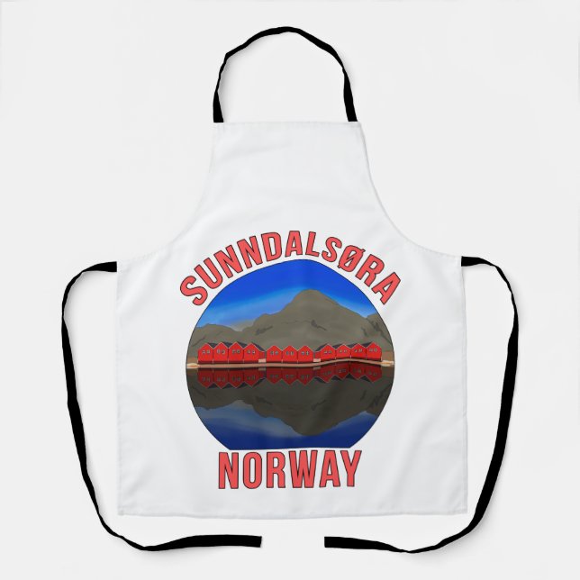 Norway Sunndalsøra Travel Norwegian Apron (Front)
