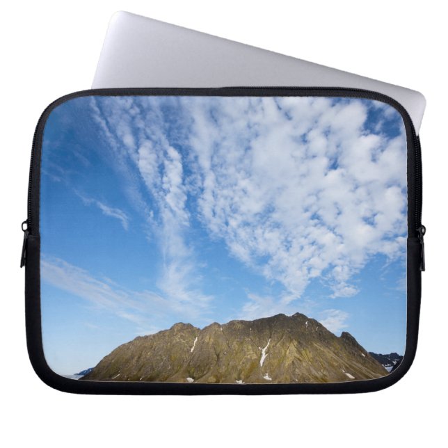 Norway, Svalbard, Clouds above steep cliffs Laptop Sleeve (Front)