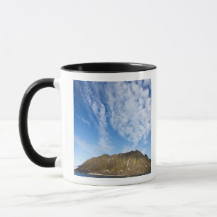 Norway, Svalbard, Clouds above steep cliffs Mug