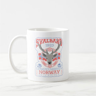 NORWAY SVALBARD LONGYEARBYEN - SVALBARD REINDEER COFFEE MUG