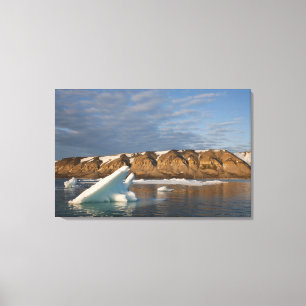 Norway, Svalbard, Spitsbergen Island, Setting Canvas Print