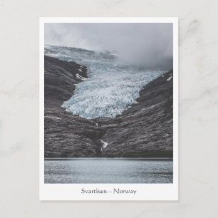 Norway Svartisen Glacier Photo Postcard
