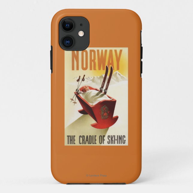 Norway - The Cradle of Skiing Case-Mate iPhone Case (Back)