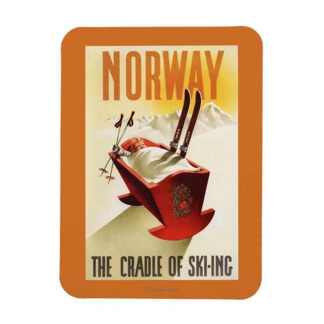 Norway - The Cradle of Skiing Magnet (Vertical)