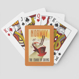 Norway - The Cradle of Skiing Playing Cards