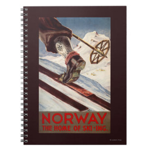 Norway - The Home of Skiing Notebook